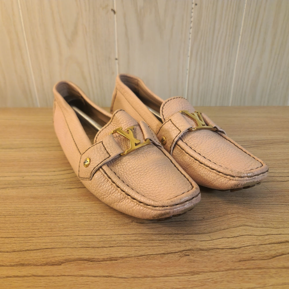 COBBLER'S SPECIAL - Women's Louis Vuitton Pink Leather Loafers - EU Size 38
